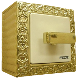 Рамки FEDE San Sebastian для накладного монтажа (Bright Gold) Рамки FEDE San Sebastian для накладного монтажа (Bright Gold)