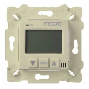 FD18001-A Терморегулятор Цифровой. 16A, с LCD монитором, бежевый | Артикул: FD18001-A