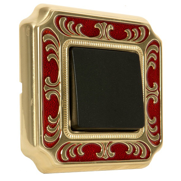 Рамки FEDE Siena Enamel (красный) Рамки FEDE Siena Enamel (красный)