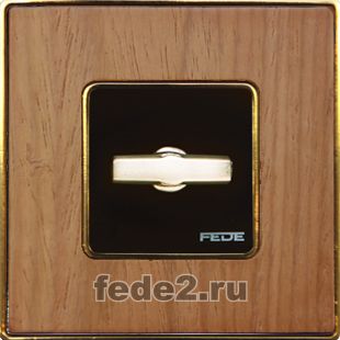 Рамки деревянные FEDE Vintage Wood дуб - блестящее золото