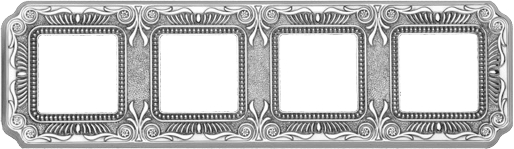 Рамка Toscana Firenze 4 поста (блестящий хром) Рамка Toscana Firenze 4 поста (блестящий хром)